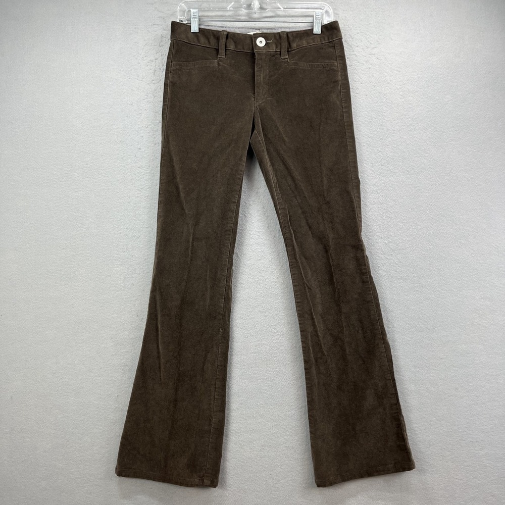 Banana Republic Pants Womens 26 Brown Corduroy Flare Bootcut Stretch Casual Cord